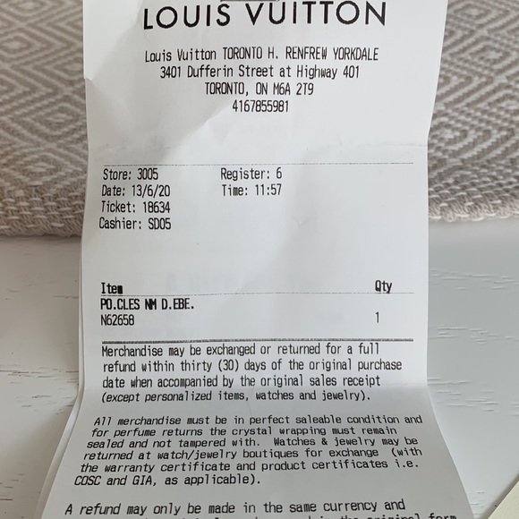 Authentic Louis Vuitton key pouch - Picture 6 of 7